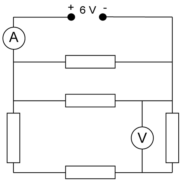 Circuit using 5 resistors in a network