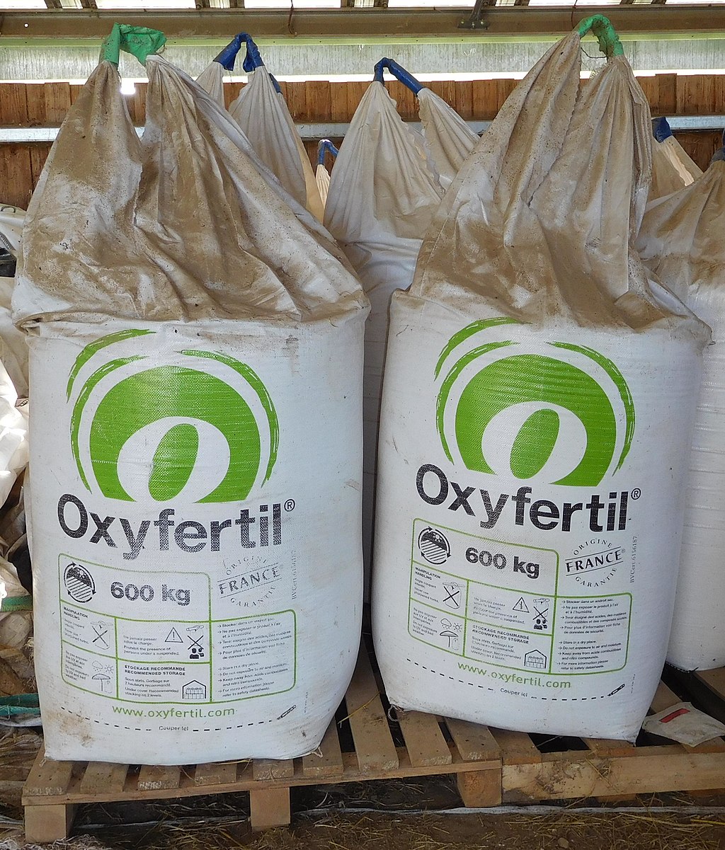 bags of fertiliser