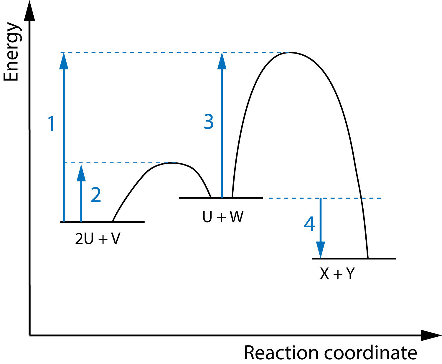 Energy profile #2 during reaction