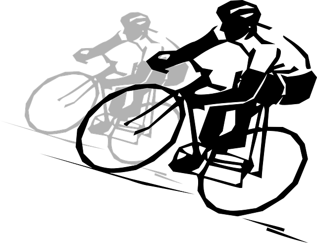 cyclist graphic