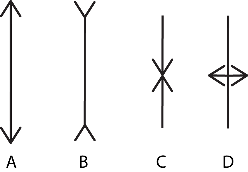 diverging lens symbol, 4 choices