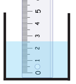 ruler measurement in liquid